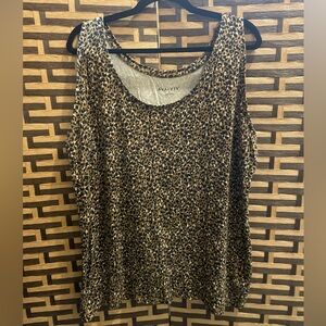 AVA & VIV TARGET animal print tank top women’s 2x plus